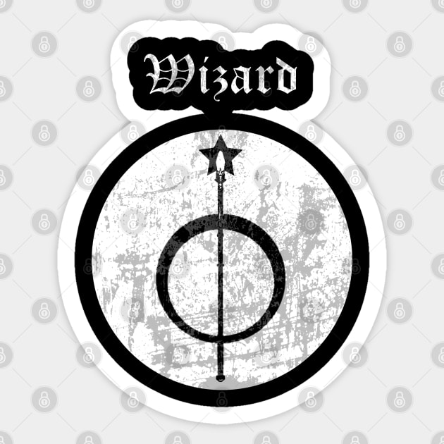 Wizard - Class Sticker by lucafon18